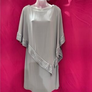 Cocktail Dress with Silver Accents